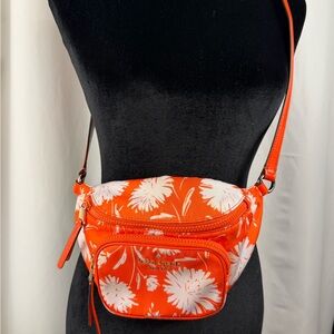 Kate Spade Orange Floral Belt Bag Crossbody